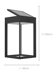 Eglo Black Suzzara Solar LED Motion Detector Wall Light - Image 3 of 5