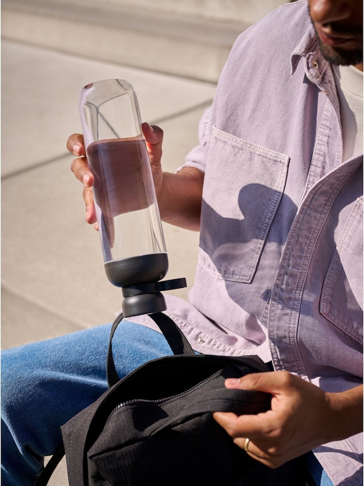 Mepal Nordic Black Vita Leakproof Drinks Bottle With Two Openings - Image 2 of 4