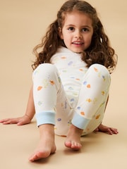 MORI Cream Little Fish Blend Pyjamas Set - Image 2 of 4