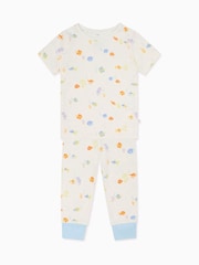 MORI Cream Little Fish Blend Pyjamas Set - Image 4 of 4