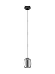Eglo Black Ciampino Steel and Glass Pendant - Image 2 of 5