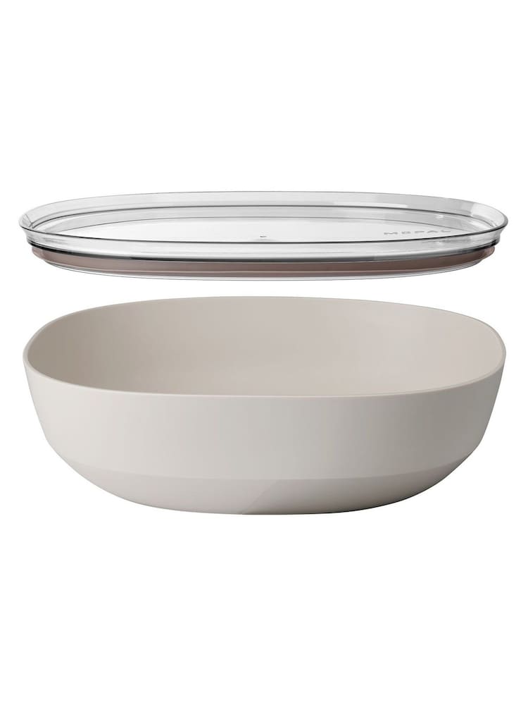 Mepal Nordic White Silueta Glass-Filled PP Serving Bowl With lid - Image 2 of 2