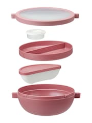 Mepal Vivid Mauve Vita Leakproof Lunch Bowl With Compartments - Image 2 of 5