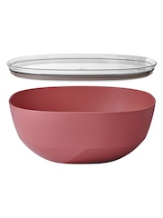 Mepal Vivid Mauve Silueta Glass-Filled Pp Serving Bowl With Lid - Image 2 of 2