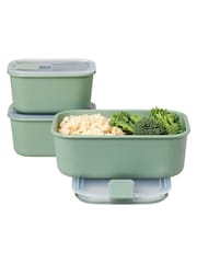 Mepal Nordic Sage Easyclip 'One Clip' 3 Piece Food Storage Set - Image 2 of 2