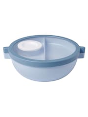 Mepal Nordic Blue Vita Leakproof Lunch Bowl With Compartments - Image 2 of 6
