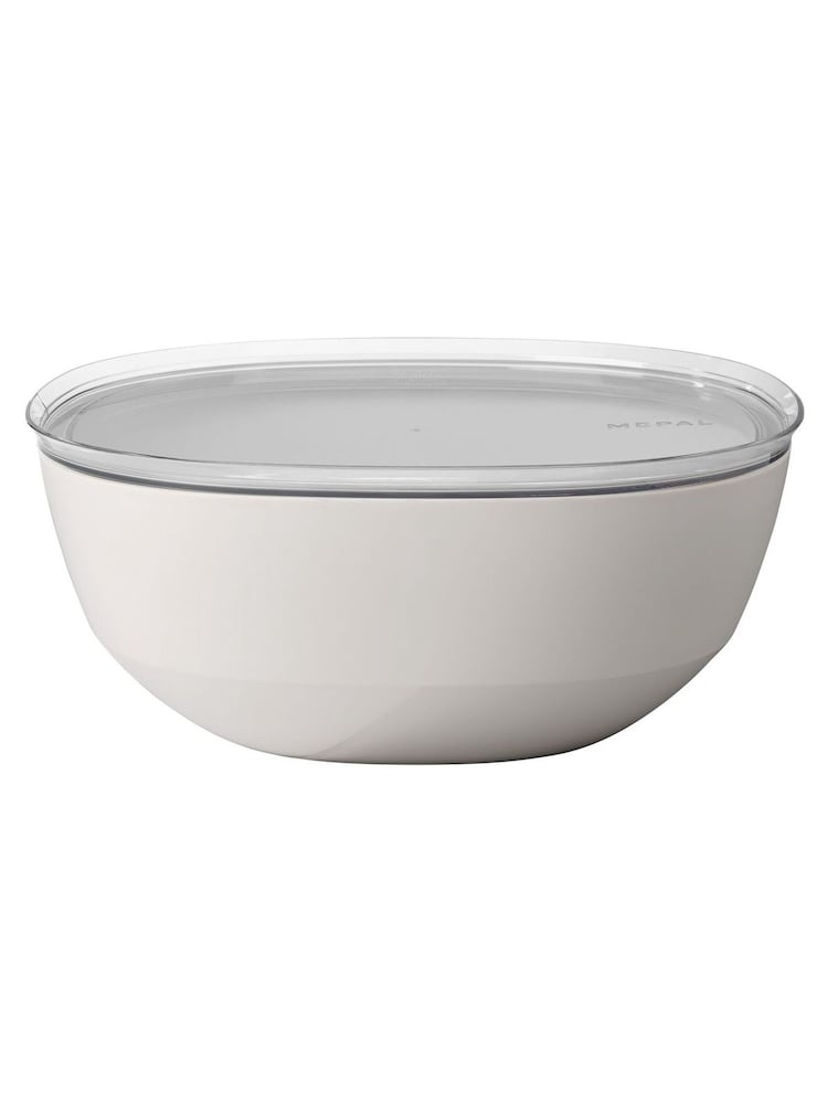 Mepal Nordic Black Silueta Glass-Filled Pp Serving Bowl With Lid - Image 1 of 2 Mepal Nordic Black Silueta Glass-Filled Pp Serving Bowl With Lid - Image 1 of 2