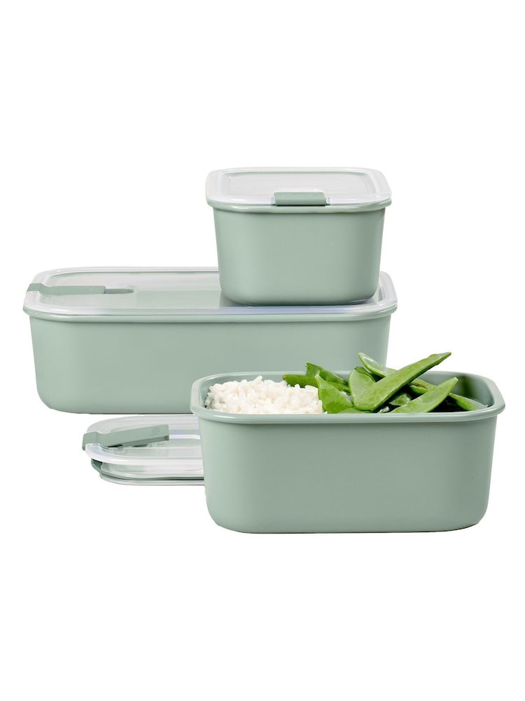 Mepal Nordic Sage Easyclip 'One Clip' 3 Piece Food Storage Set - Image 2 of 2