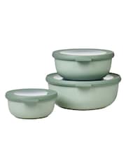 Mepal Nordic Sage Cirqula Round 3 Piece Food Storage Set - Image 1 of 2
