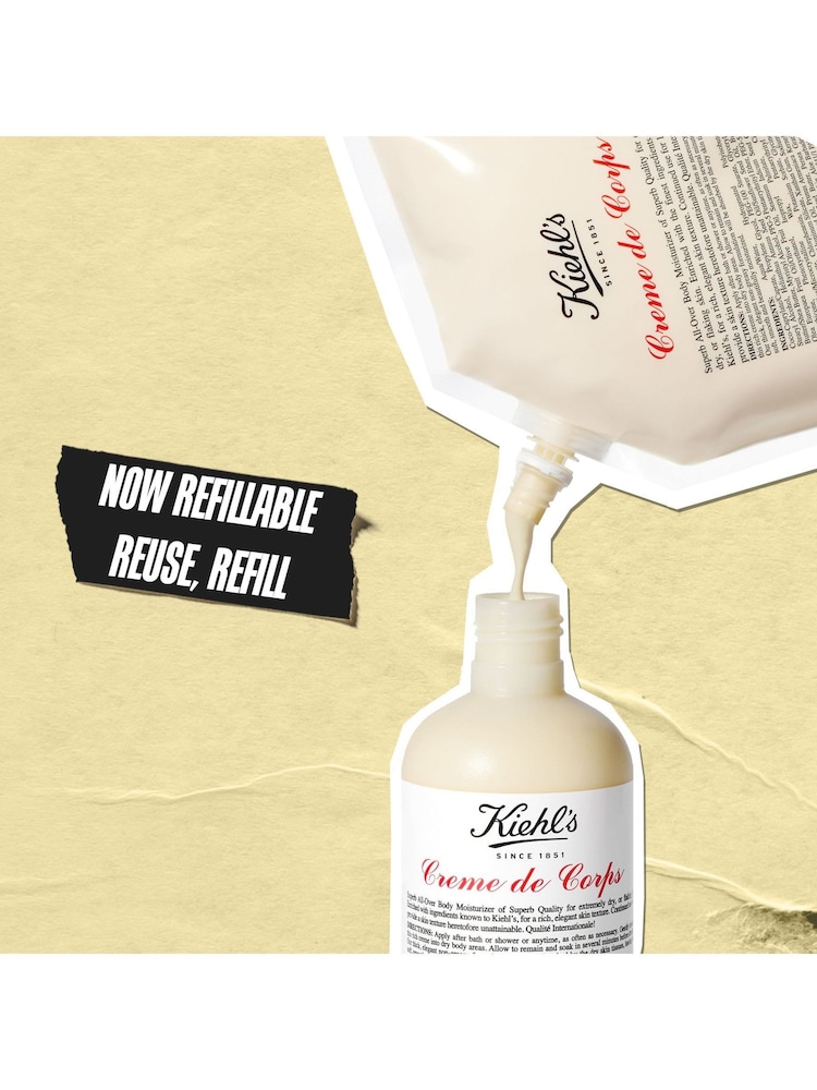Kiehls Creme De Corps Refillable Pouch 1L - Image 7 of 7