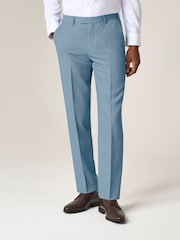 Skopes Blue Tailored Fit Beckett Suit Trousers - Image 1 of 4