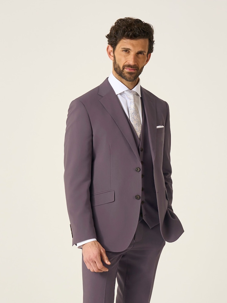 Skopes Purple Tailored Tailored Fit Beckett Suit Jacket - Image 1 of 8