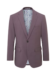 Skopes Purple Tailored Tailored Fit Beckett Suit Jacket - Image 7 of 8