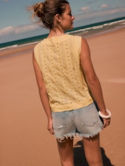 Amarelo - Colete Broderie - Imagem 3 de 7