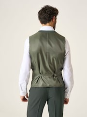 Skopes Green Tailored Fit Beckett Suit Waistcoat - Image 2 of 4