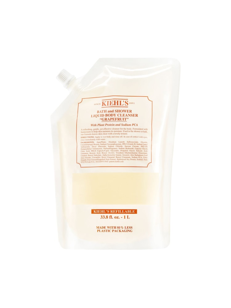 Kiehls Refillable Bath and Shower Liquid Body Cleanser Grapefruit 1L - Image 1 of 6