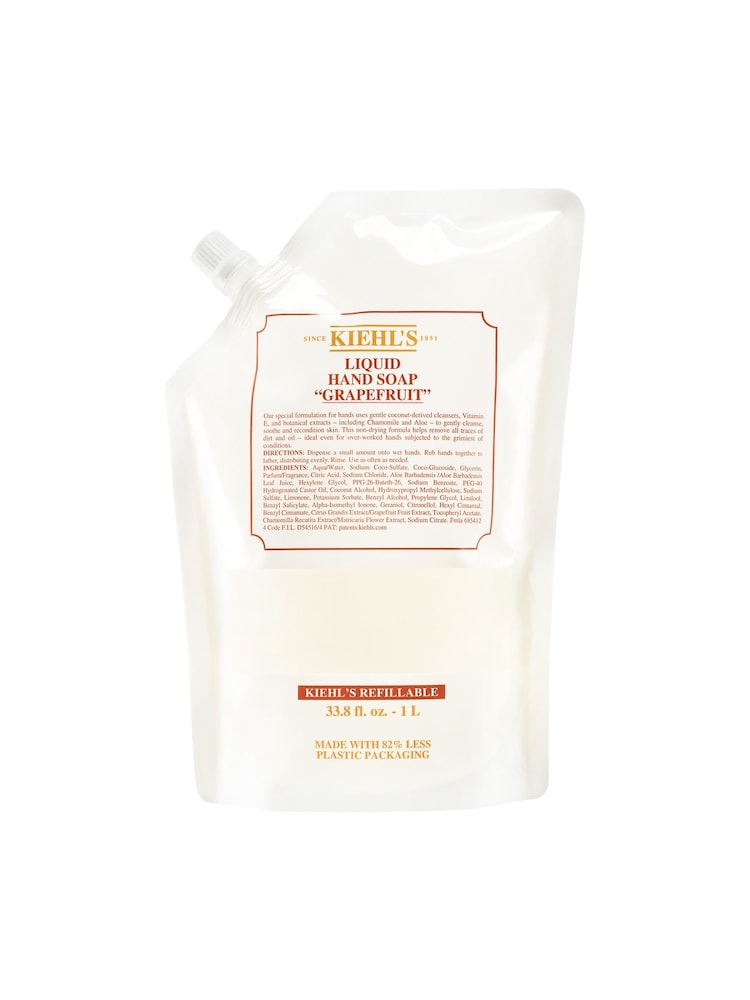 Kiehls Refillable Liquid Hand Soap Grapefruit 1L - Image 1 of 1 Kiehls Refillable Liquid Hand Soap Grapefruit 1L - Image 1 of 1