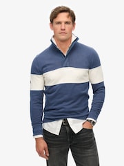 Superdry Classic Rugby Half Zip Sweat Top - Bild 1 von 5