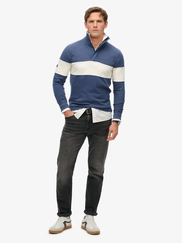 Superdry Classic Rugby Half Zip Sweat Top - Bild 2 von 5