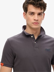 Superdry Purple Vintage Destroy 100% Cottton Polo Shirt - Image 4 of 6