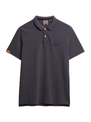 Superdry Purple Vintage Destroy 100% Cottton Polo Shirt - Image 5 of 6