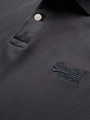 Superdry Purple Vintage Destroy 100% Cottton Polo Shirt - Image 6 of 6