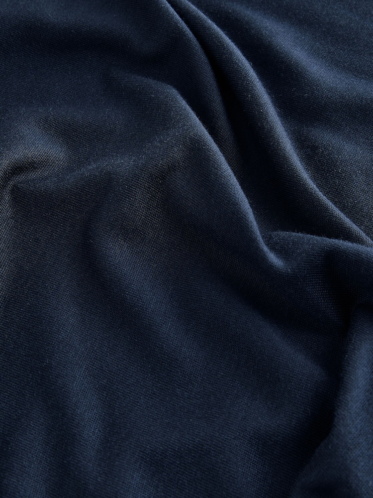 Ted Baker Blue Elmie Gather Shoulder Detail T-Shirt - Image 5 of 5