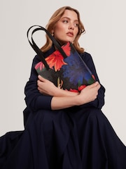 Ted Baker Black Amardo Printed Dahlia Small Icon Bag - Image 6 of 6
