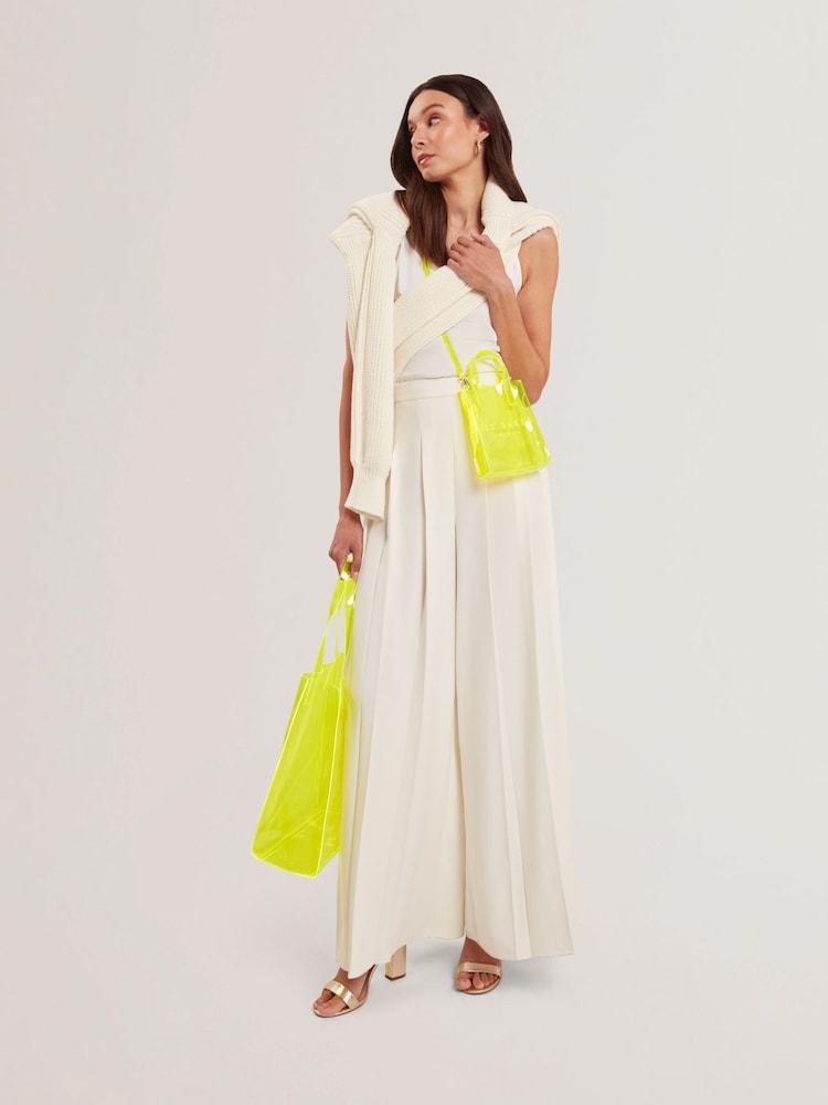 Ted Baker Yellow Large Sheicon Transparent Icon Bag - Image 2 of 6