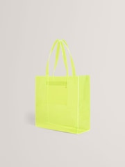 Ted Baker Yellow Large Sheicon Transparent Icon Bag - Image 4 of 6