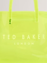Ted Baker Yellow Large Sheicon Transparent Icon Bag - Image 5 of 6
