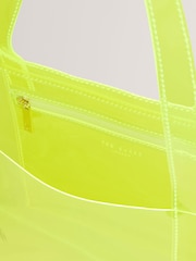 Ted Baker Yellow Large Sheicon Transparent Icon Bag - Image 6 of 6