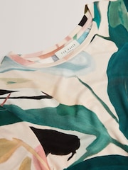 Verde - Camiseta de manga curta justa estampada Ted Baker Haiiley - Imagem 9 de 9