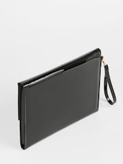 Ted Baker Black Nikkey Knot Bow Envelope Purse - Image 2 of 6