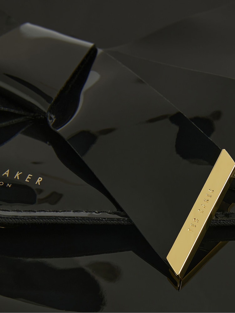 Ted Baker Black Nikkey Knot Bow Envelope Purse - Image 6 of 6