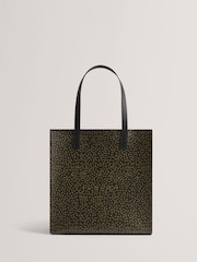 Ted Baker Black Large Darshay Ditsy Printed Icon Bag - Image 1 of 6