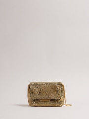 Ted Baker Metallic Gliters Crystal Mini Cross-Body Bag - Image 1 of 5