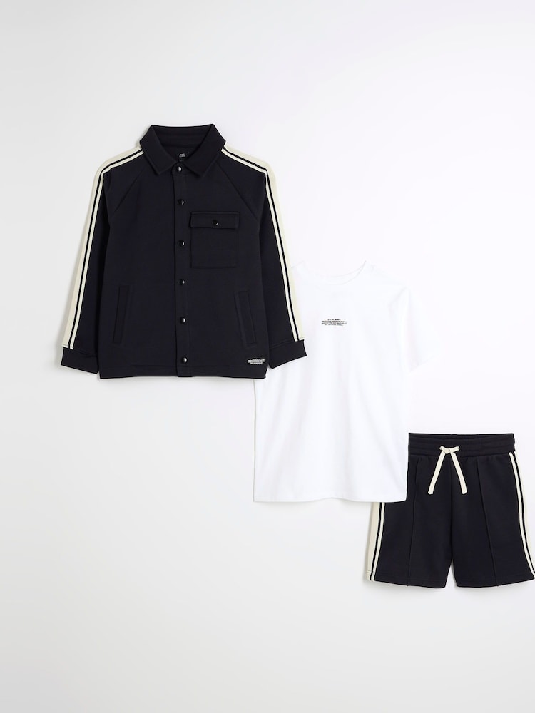 River Island Boys Taped Shorts Set 3 Pack - Bild 1 von 1