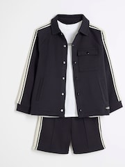 River Island Blue Boys Taped Shorts Set 3 Pack - Image 3 of 5