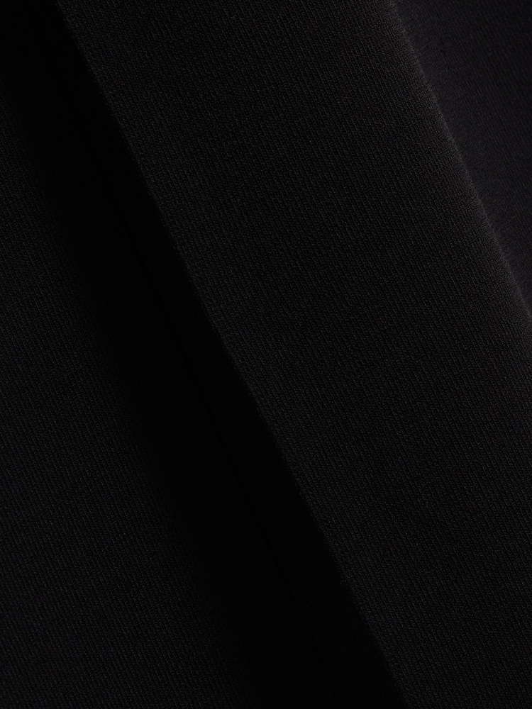 Ted Baker Black Rebecca V-Neck Knitted Midi Dress - Image 6 of 6