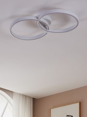 Eglo White Amandolo LED Ceiling Light - Image 2 of 6