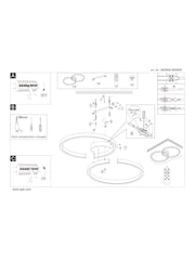 Eglo White Amandolo LED Ceiling Light - Image 6 of 6