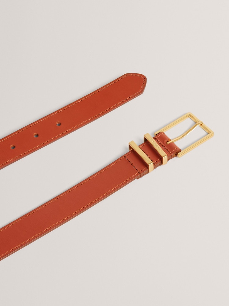 Ted Baker Brown Taleigh-Leather Belt - Image 4 of 4