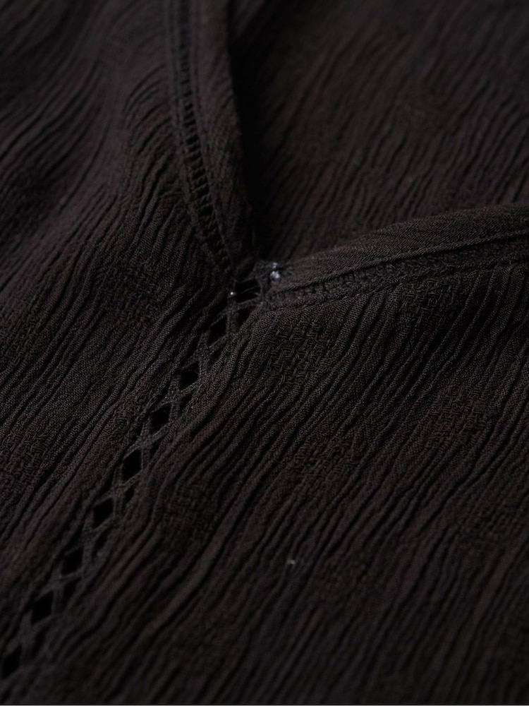 Superdry Black Ladder Trim Cami Top - Image 5 of 5