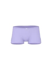 Victoria's Secret PINK Purple Whisper Short Cotton Ruffle Knickers - Image 3 of 3