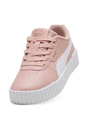 Puma Pink Carina 3.0 Kids Sneakers - Image 2 of 3