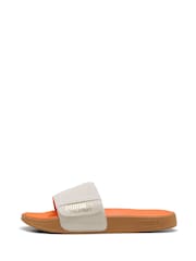 Puma White Leadcat 2.0 Palermo Foil Slides - Image 2 of 4