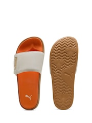 Puma White Leadcat 2.0 Palermo Foil Slides - Image 4 of 4