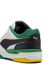 Puma White Ground Rebound Retro Sneakers - Image 4 of 6