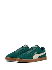 Puma Green Club II Era Suede Sneakers - Image 1 of 4